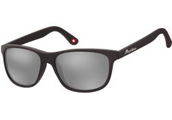 Zonnebril Montana met Revo spiegelglas mat zwart