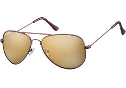 Zonnebril Montana met Revo bruin glas en metalen pootje koffiekleur
