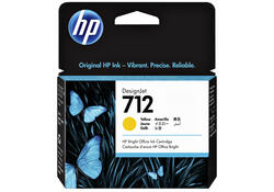 Inktcartridge HP 712 3ED69A geel