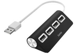 Hub Hama 4-poorts USB 2.0 zwart