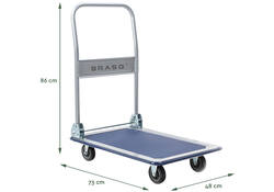 Transportkar BRASQ inklapbaar 150kg