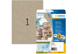 Etiket HERMA 10758 210 x 297 mm silphie bruin 20 stuks