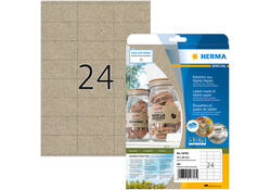 Etiket HERMA 10753 70x36mm silphie bruin 480 stuks