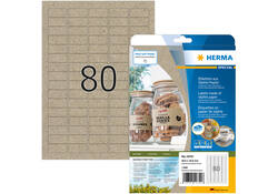 Etiket HERMA 10751 35.6x16.9mm silphie bruin 1600 stuks