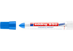 Viltstift edding 950 pastamarker industry rond 10mm blauw