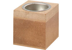 Waxinelichthouder Creativ Company 6x6x6cm MDF