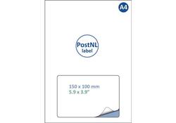 Retourlabel PostNL IEZZY A4 1.000 vel 150x100mm 1000 labels