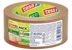 Verpakkingstape Tesa 56000 Eco papier ultra strong 50mmx25m