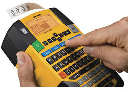 Labelprinter Dymo Rhino 4200 industrieel qwerty 19mm geel in koffer