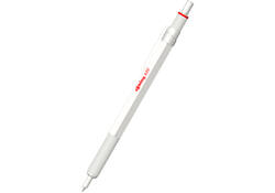 Balpen rOtring 600 parelmoer medium wit