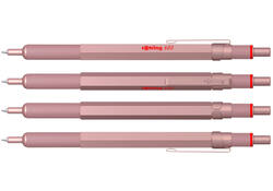 Balpen rOtring 600 medium rosé goud