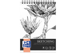 Tekenblok Oxford Sketching A4 50 vel 120 gram spiraal