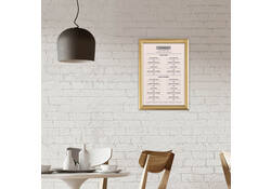 Kliklijst Europel A4 25mm goud