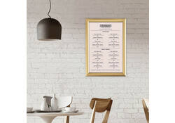 Kliklijst Europel A3 25mm goud