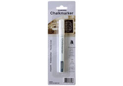 Krijtstift Europel 3mm wit blister 1 stuk