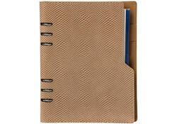 Organizer Kalpa Clipbook A5 inclusief agenda 2024-2025 7dagen/2pagina's slangprint bruin