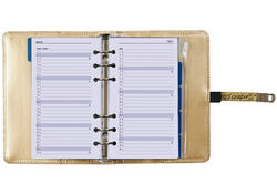 Organizer Kalpa Personal inclusief agenda 2024-2025 7dagen/2pagina's croco goud