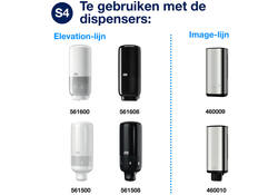 Alcoholgel Tork S4 voor handdesinfectie ongeparfumeerd 1000ml 424103