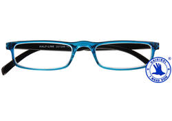 Leesbril I Need You +3.00 dpt Half-line blauw