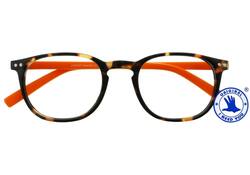 Leesbril I Need You +2.00 dpt Junior Selection bruin-oranje