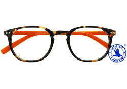 Leesbril I Need You +1.50 dpt Junior Selection bruin-oranje