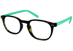 Leesbril I Need You +1.00 dpt Junior Selection bruin-turquoise
