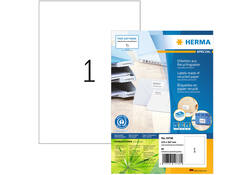 Etiket HERMA recycling 10738 210x297mm 80stuks wit
