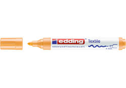 Viltstift edding 4500 textiel rond 2-3mm lichtoranje