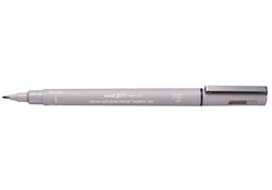 Fineliner Uni-ball Pin brush fijn lichtgrijs