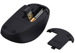 Muis Trust Yvi+ draadloos eco zwart