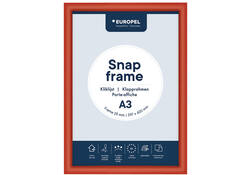 Kliklijst Europel A3 25mm rood