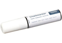 Krijtstift Europel 15mm wit blister 1 stuk