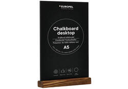 Krijtbord Europel tafelmodel A5 staand natural
