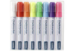 Krijtstift Europel 6mm assorti etui 8 stuks