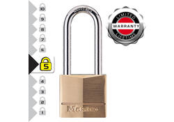 Hangslot MasterLock beugel 51mm messing 40mm
