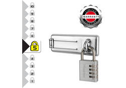 Hangslot MasterLock overval + aluminium 40mm