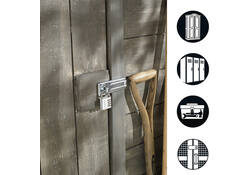 Hangslot MasterLock overval + aluminium 40mm