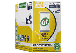 Reinigingsdoekjes CIF Pro formula Multi Clean&Shine 100 stuks