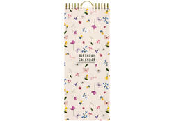 Verjaardagskalender Lannoo Flowers 130x325