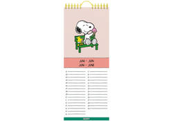 Verjaardagskalender Lannoo Peanuts 130x325