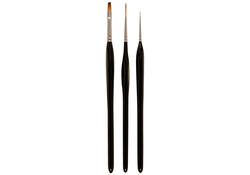 Penselenset Zahn modelbouw 3-delig