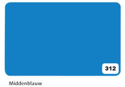 Etalagekarton Folia 1-zijdig 48x68cm 380gr nr312 middenblauw