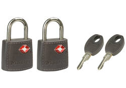 Hangslot Masterlock 2 gelijksluitend ABS cover TSA assorti in willekeurige kleur 30mm