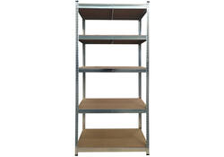 Stellingkast BRASQ 5 borden 90x40x180cm SU175 max 875 KG zilver