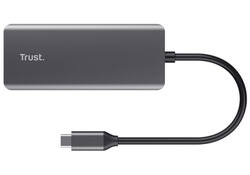 Adapter Trust DALYX 6-in-1 USB-C multipoort grijs