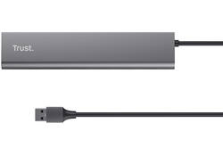 Hub Trust HALYX 7-port USB-A 3.2 zilver