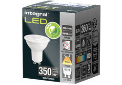 Ledlamp Integral GU10 2700K warm wit 2.2W 360lumen