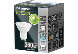 Ledlamp Integral GU10 6500K koel wit 2W 380lumen