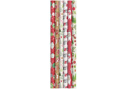 Inpakpapier IG Group Kerst 200x70cm assorti