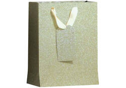 Cadeautas IG Group Goud glitter 175x98x229mm